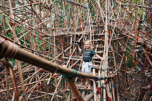 Mike + Doug Starn: Big Bambú - Geometry of Innocence, Ordrupgaard 2018 / Image © Andreas Omvik